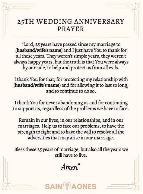 7 Prayers For Wedding Anniversary First 5th 25th And 50th Wedding Anniversary Prayer