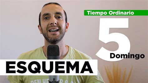 ESQUEMA De Cantos Para El QUINTO Domingo Del Tiempo Ordinario B