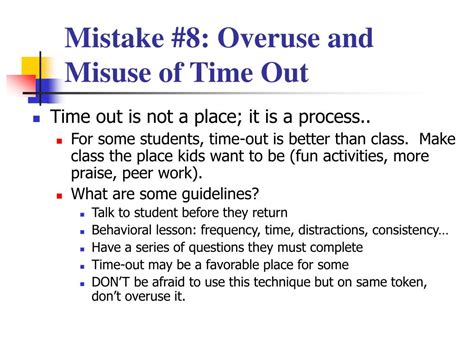 Ppt Classroom Behavior Management A Dozen Common Mistakes And What