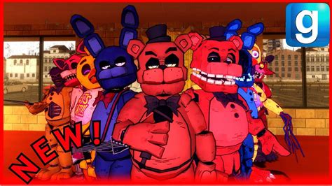 Gmod Fnaf Review Brand New Retro Fnaf 1 And 2 Ragdollsplayermodels Youtube