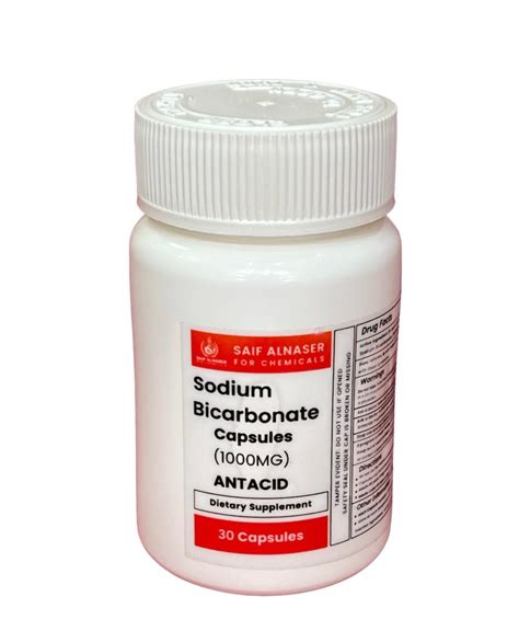 Sodium Bicarbonate 1000MG 30 Capsules - Saif Al Naser for Life Science