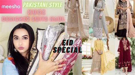 Unbelievable 5 Heavy Work Women Suits Meesho Haul Just Found The 5