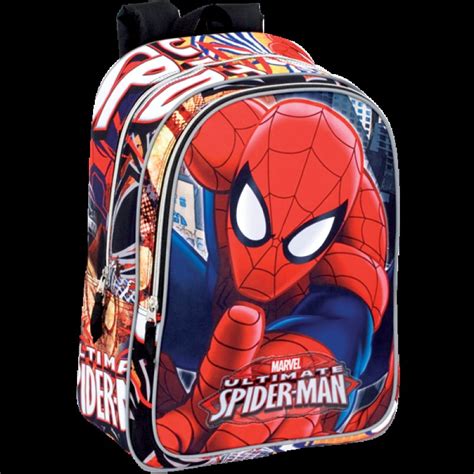 Mochila Escolar Adap Trolley Ultimate Spiderman Marvel Loja Da