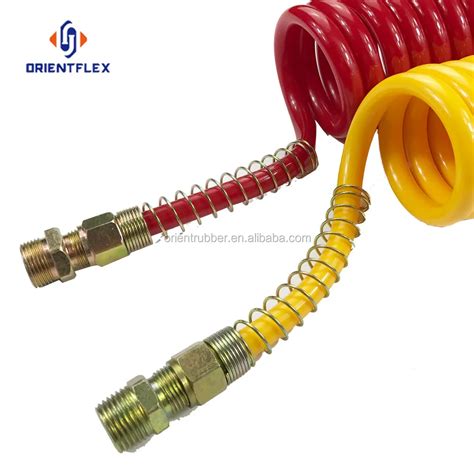 Pu Spiral Hose Pu Coil Tube For Pneumatic With Quick Coupler Buy Pu Spiral Hose Pu Coil