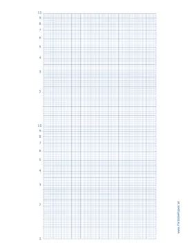 Printable Semilog Paper 12 Divisions By 2 Decades