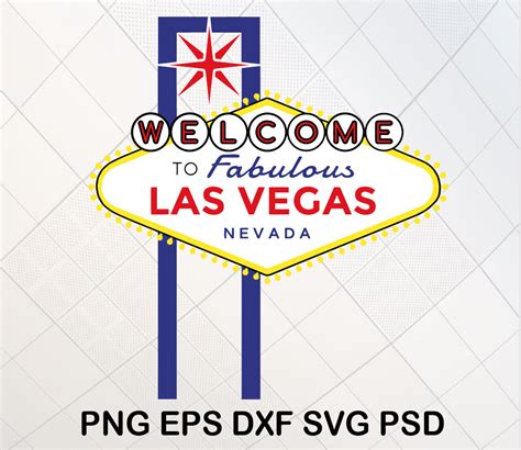 Vegas Sign Psd