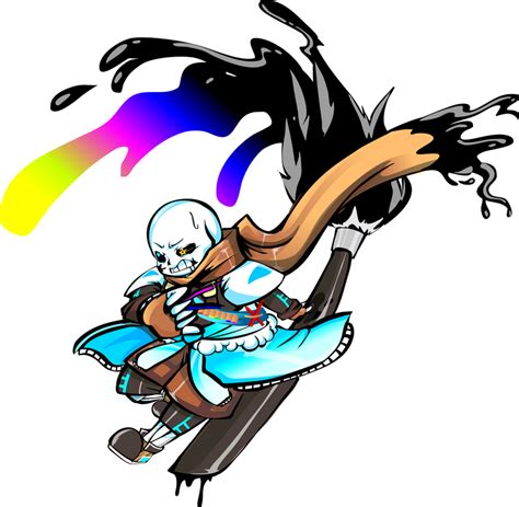 Ink sans! (fanart) by TheArtOfTheFart on DeviantArt