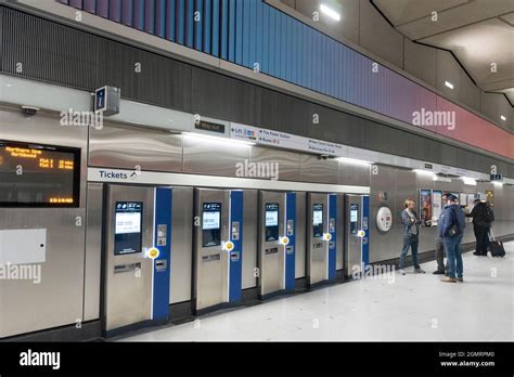 20 09 2021 London Uk Battersea Power Station Tube Station Opens And Takes Its First