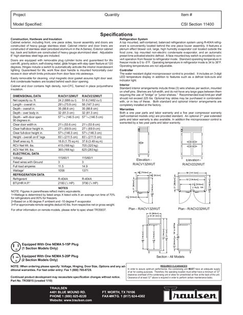 Traulsen Controller Service Manual