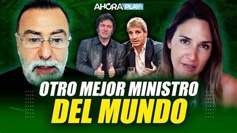 Otro Mejor Ministro Del Mundo Reynaldo Sietecase Y Paula Macchi