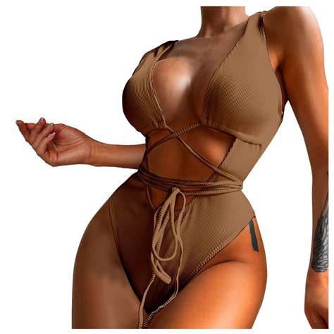 GOLIKEIT Women S One Piece Swimsuit Cut Out Bandage One Piece Bathing