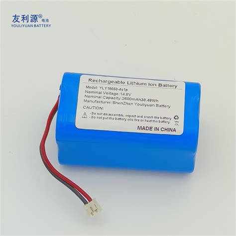 Rechargeable Li Ion 18650 4s1p 14 8V 2600mAh Lithium Battery Pack For