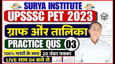 UPSSSC PET 2023 UPSSSC PET Graph Aur Talika By Pawan Sir 03 Graph