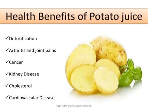 Raw Potato Juice Benefits For Skinhair And Health