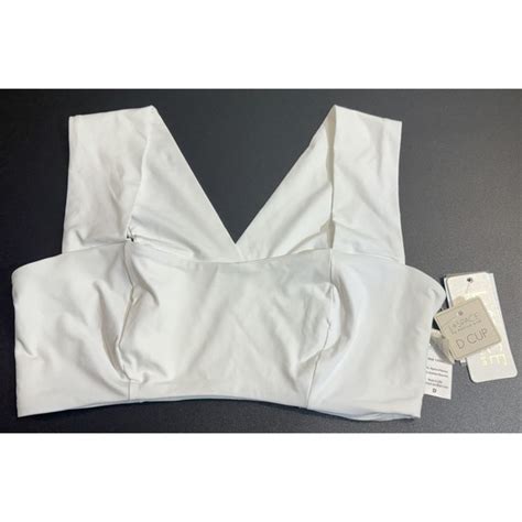 L Space Swim Lspace Nwt Parker Bikini Top Convertible White Size D