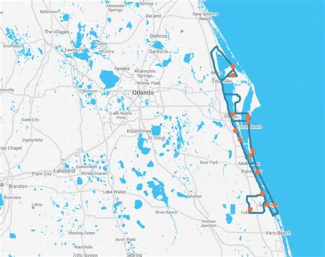 Indian River Florida Map Verjaardag Vrouw 2020