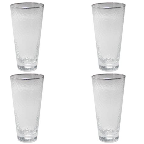 OCHOA Set 4 Pzas D Vasos D Vidrio 8 2x16 5cm 01 52 5314