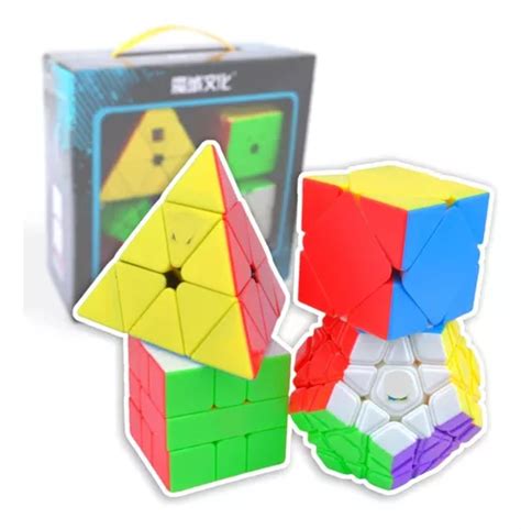 Set De Cubos Magicos Moyu X Cubos Especiales Rubik Cuotas Sin Inter S