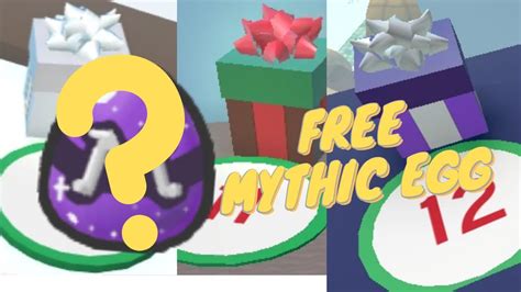 Opening Gift Boxes Got Mythic Egg Roblox Bee Swarm Simulator