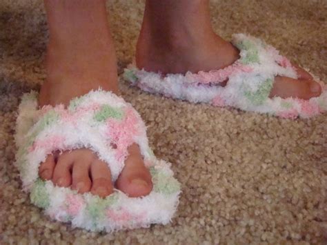 Crafts By Starlight Crochet Flip Flop Slippers