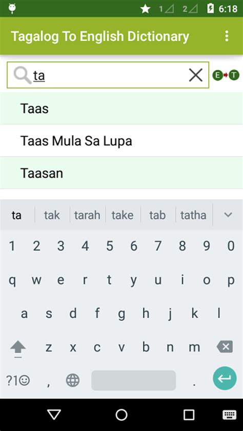 Android I In Tagalog To English Dictionary Apk Ndir