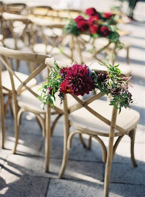 Burgundy And Greenery Wedding Decoration Roses Rings Weddings