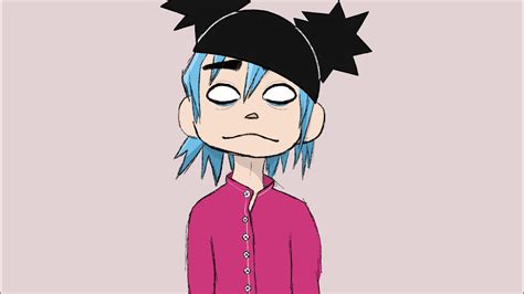 2d Gorillaz Speed Paint Lmk Kurt The Cat Youtube