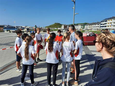 James Krüss Schule Helgoland Schüler Staffel Marathon 2022