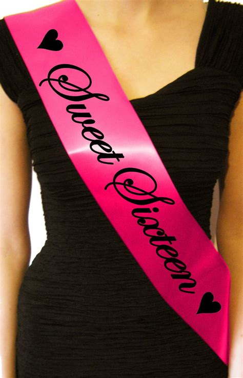 Luxury Sweet Sixteen Birthday Sash T For 16th Birthday