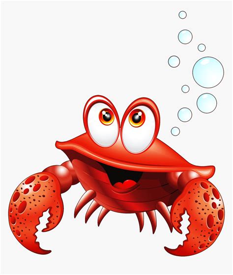 Sea Life Under The Sea Clip Art - Under The Sea Cartoon Crab, HD Png ...