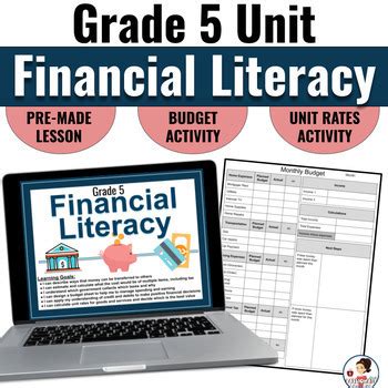 Canadian Money Financial Literacy For Grade New Ontario Math