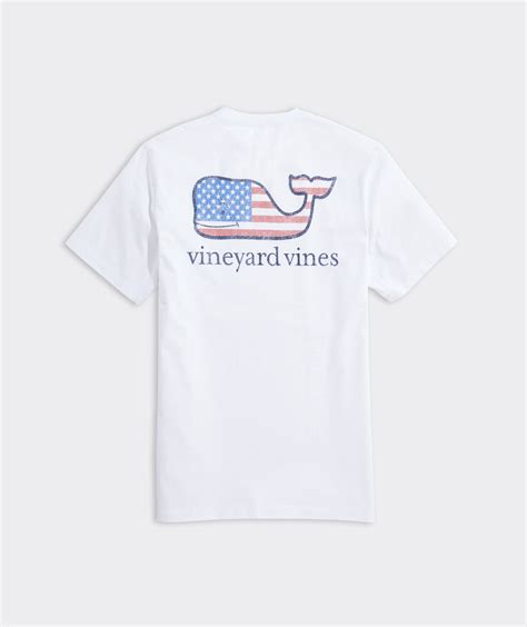 Shop Flag Whale Short Sleeve Pocket Tee At Vineyard Vines