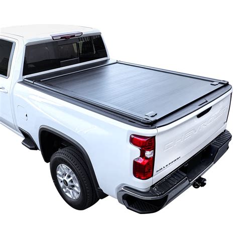 Buy Syneticusa Retractable Hard Tonneau Cover Fits 2007-2018 Chevy ...