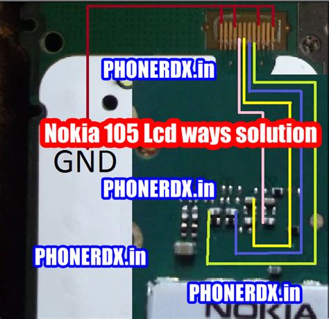 Nokia 105 Lcd Ways Solution 100 Ok Phonerdx