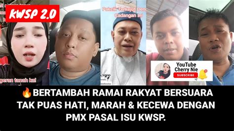 KWSP 2 0BERTAMBAH RAMAI RAKYAT BERSUARA TAK PUAS HATI MARAH KECEWA