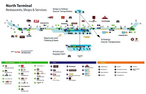 Evans North Terminal At Dtw Map