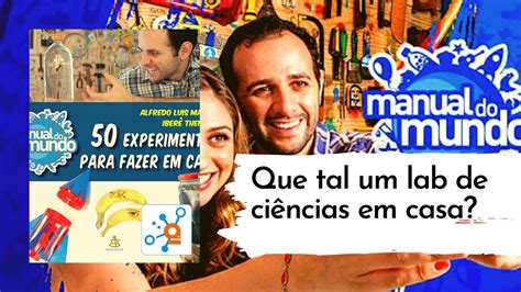 Livro Experimentos Para Fazer Em Casa Bom Minhas Oficinas De