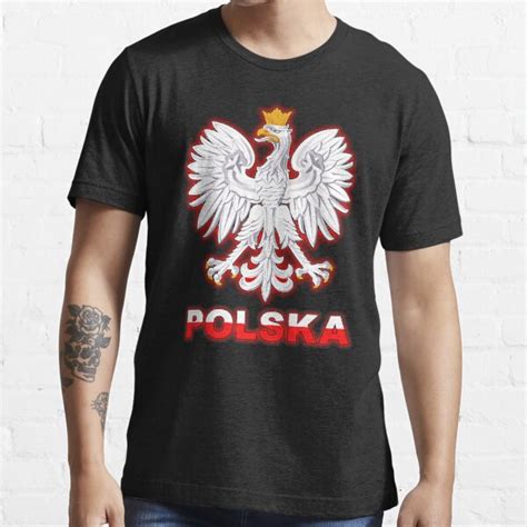 Polska Polish Coat Of Arms White Eagle T Shirt By Graphix Redbubble Poland T Shirts