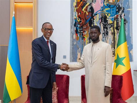 Sénégal Rwanda Paul Kagame en visite de travail de 48h au Sénégal