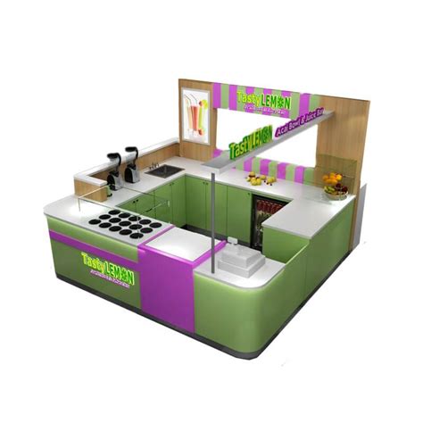 Fresh Juice Bar Supplier Mall Smoothies Kiosk For Sale