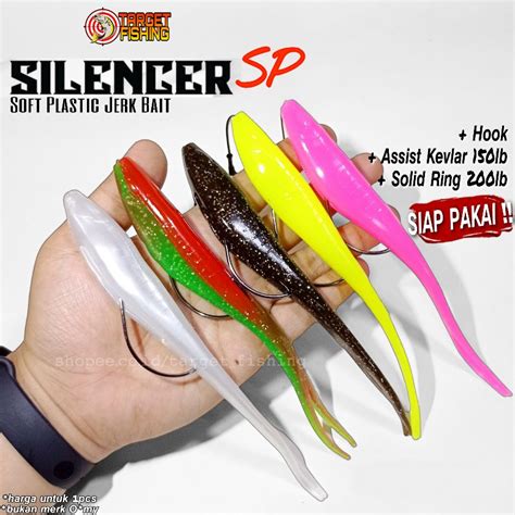 Jual Soft Lure SILENCER 18cm 20gram Umpan Casting Toman Soft Plastic