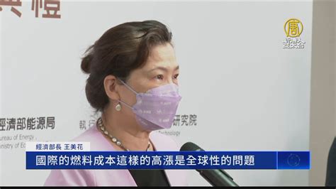 電價調漲加劇通膨？王美花：台灣相對溫和 新唐人亞太電視台