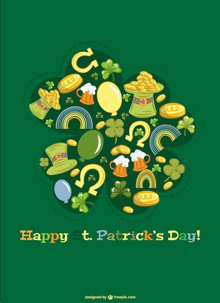 Happy Saint Patricks Day Graphics Vector Free Download