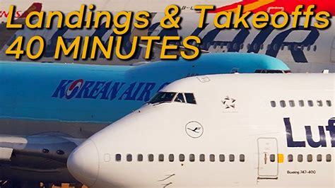 4k Close Up Takeoffs And Landings In 40 Minutes 240130 Incheon Airport Plane Spotting Icn