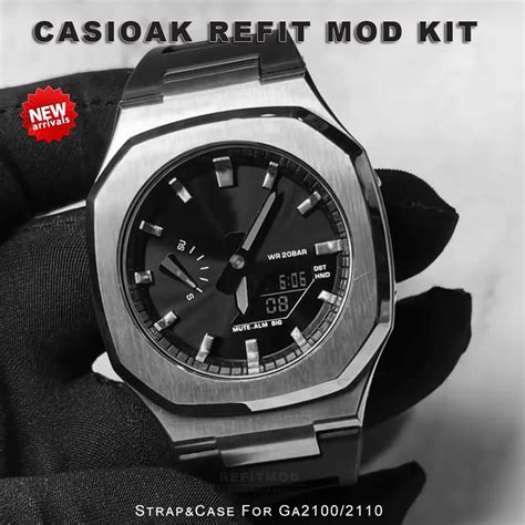 Nautilus Style Casioak For Ga Luxury Mod Kit Set Of Ga