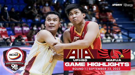 Ncaa Season Game Highlights Uphsd Vs Mapua Men S Basketball