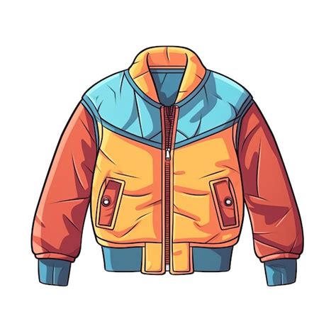 Chaqueta De Moda Prendas De Abrigo Ilustraci N Cuadrada De Dibujos