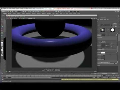 Maya 2011 2012 Global Illumination Render Basics Tutorial By Stuart