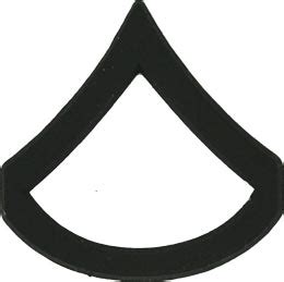 Black Metal Rank Private First Class E Military Insignia In Detroit