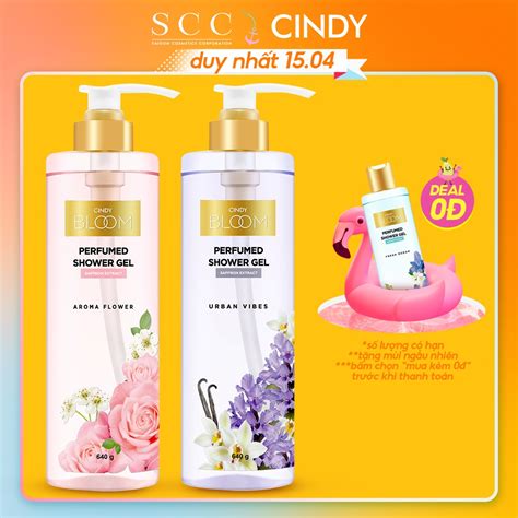 Mã FMCGMALL 8 đơn 250K Combo sữa tắm nước hoa Cindy Bloom Aroma